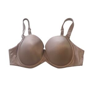 Soma Bra 38D Stunning Support Smooth Full Coverage Underwire Beige T-Shirt